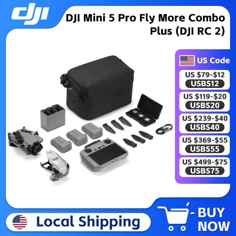 DJI Mini 5 Pro Fly More Combo  - Drone Gimbal 2 Axis 评论和价格