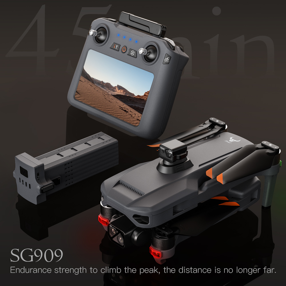 Teeggi SG909 MAX GPS Drone Wit - Drone Gimbal Brushless 评论和价格