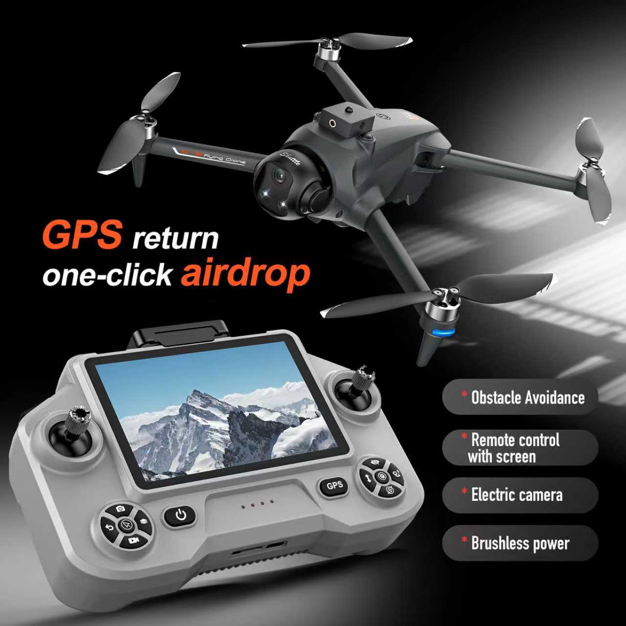 YL059 FPV GPS Quadcopter Drone - Drone Gimbal 2 Axis 评论和价格